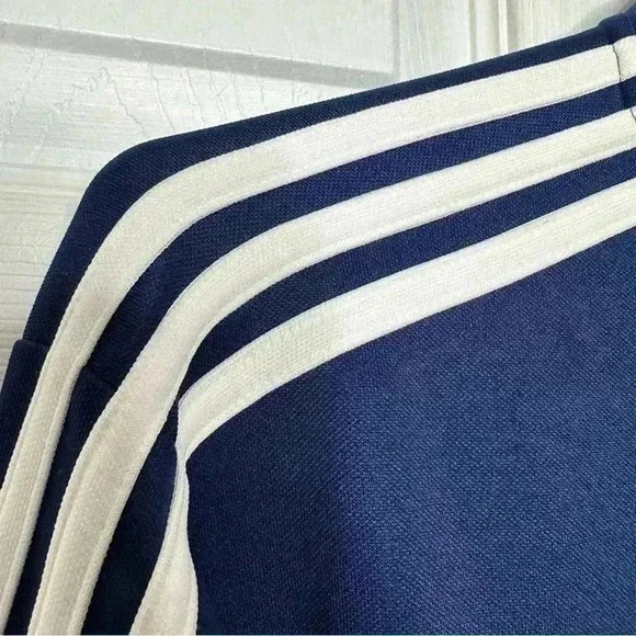 Adidas Condivo Full Zip Training  Jacket Joseph Blue & White Size Large - Picture 12 of 16